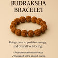 5 Mukhi Rudraksha Bracelet – Energized & Original