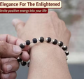 Karungali Bracelet with Silver Cap | Natural Ebony Wood 8mm Healing Bracelet